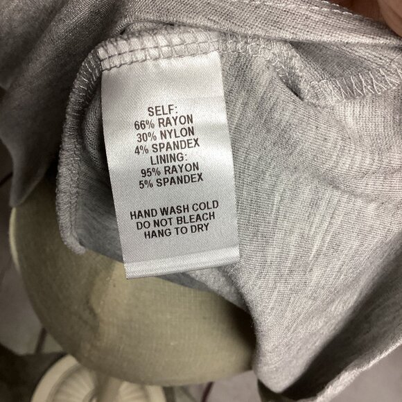 Lulus Grey Skater Dress Cross Back Sleeveless S - Picture 6 of 10